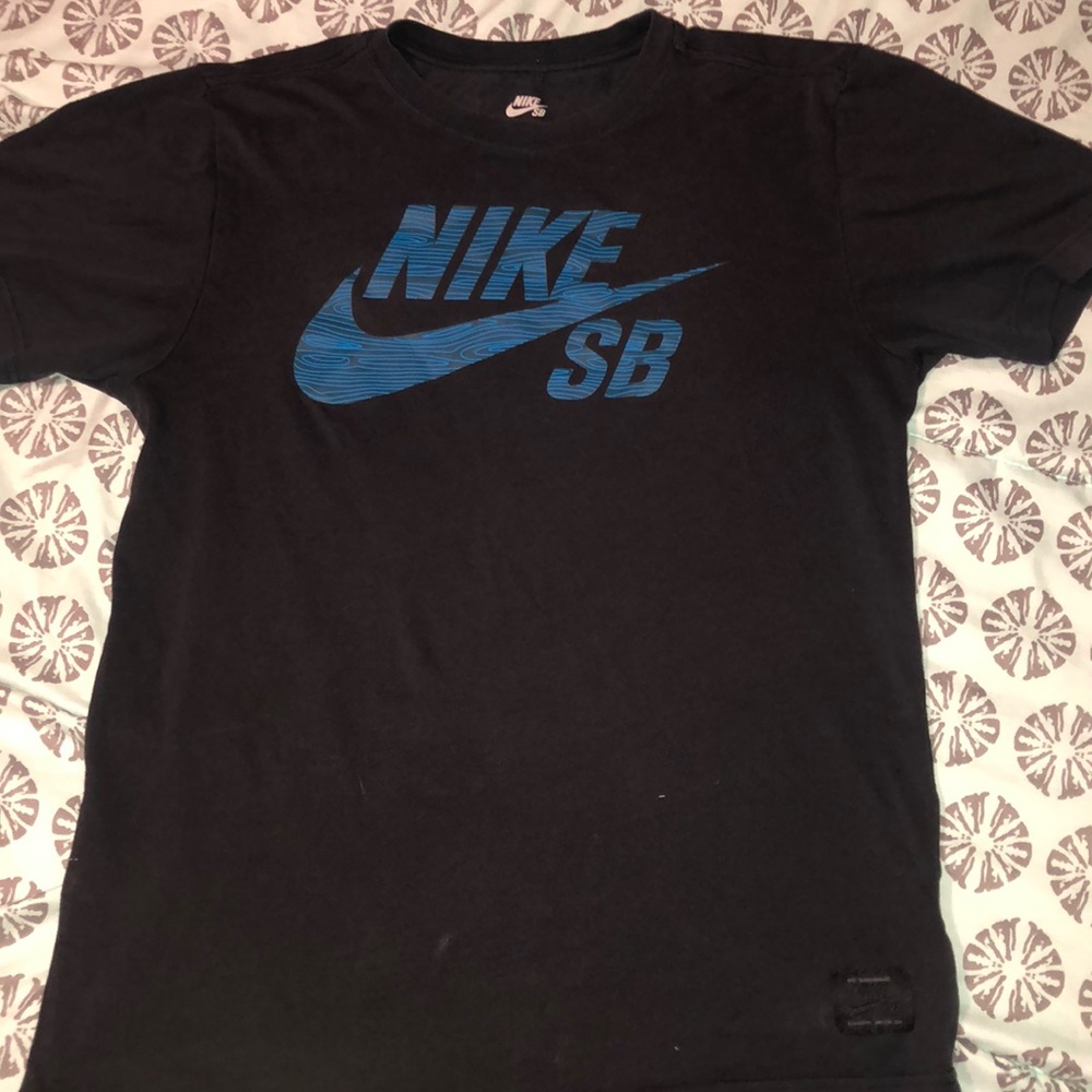 Small Blue and Black Nike Shirt